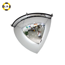 Quarter dome mirror/indoor safety convex glass mirror